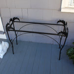 36"L Copper Plated Flower Box Planter with Branches Stand, 30"H