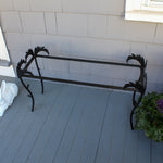 36"L Copper Plated Flower Box Planter with Branches Stand, 26"H