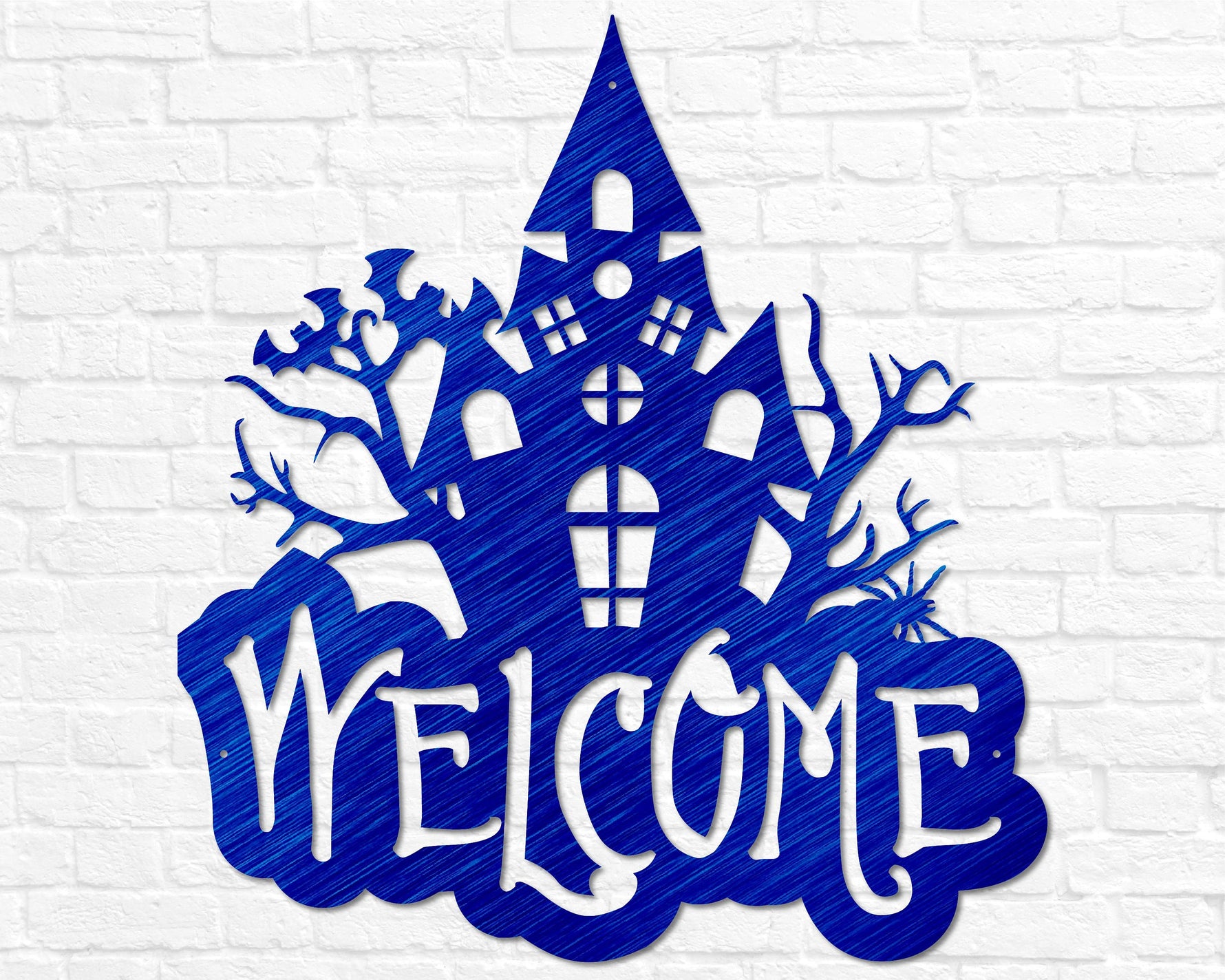 Haunted House Welcome Sign Signage Halloween