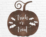 Trick or Treat Pumpkin Sign Seasonal & Holiday Decorations Halloween