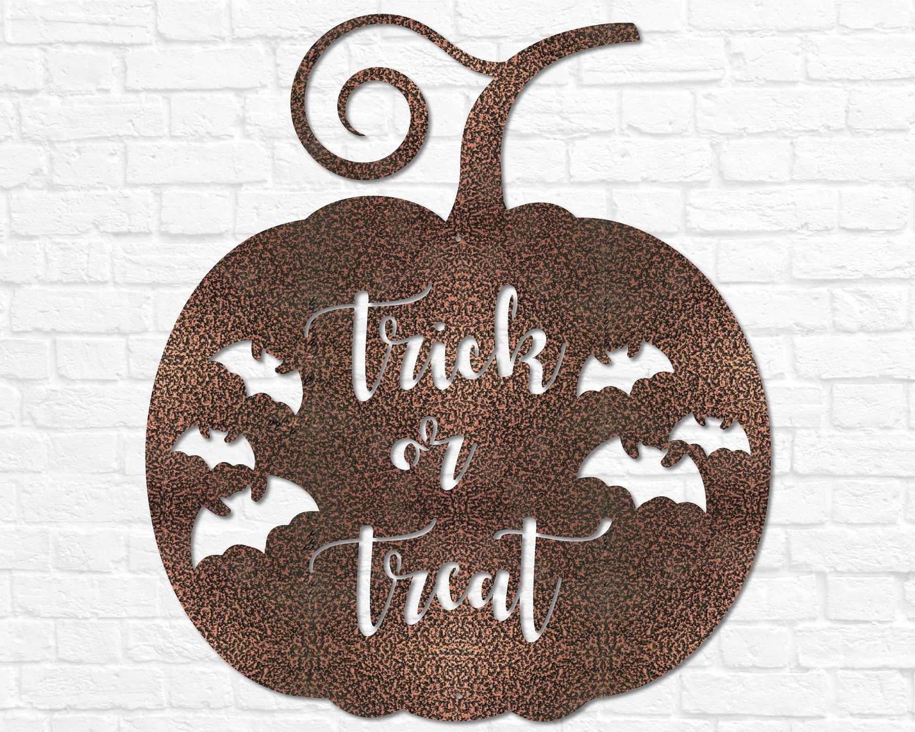 Trick or Treat Pumpkin Sign Seasonal & Holiday Decorations Halloween