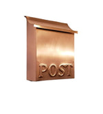 Flush Mount Embossed Copper Mailbox Mailboxes mailbox