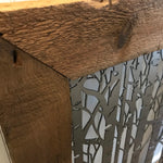 Birch Tree Scene on Barnwood Decor