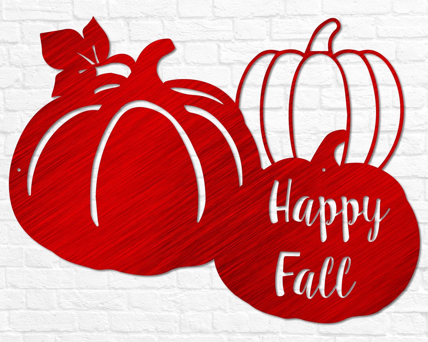 Happy Fall Pumpkins Cutout Decor Halloween