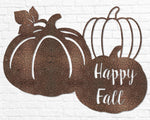 Happy Fall Pumpkins Cutout Decor Halloween