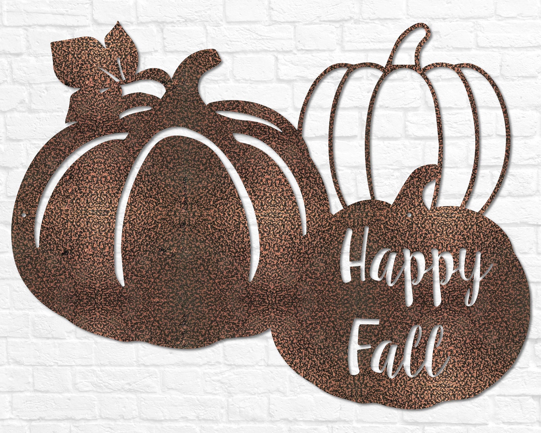 Happy Fall Pumpkins Cutout Decor Halloween