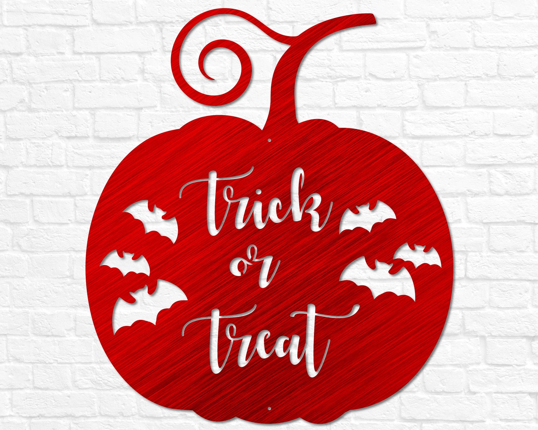 Trick or Treat Pumpkin Sign Seasonal & Holiday Decorations Halloween