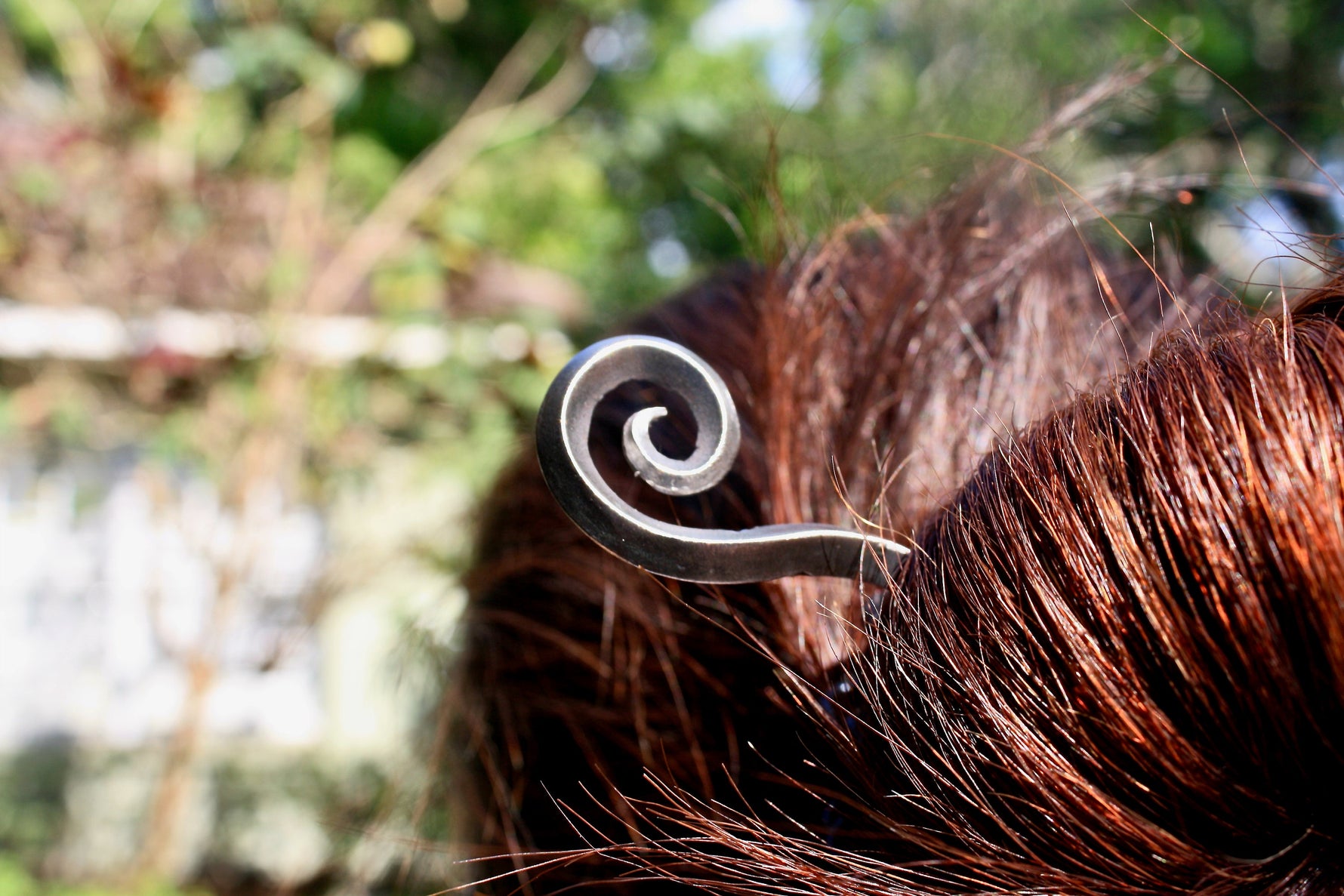 Hand Forged Steel Hair Spike Hair Forks & Sticks Gift