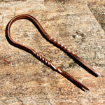 Hand Forged Copper hair fork Hair Forks & Sticks Gift
