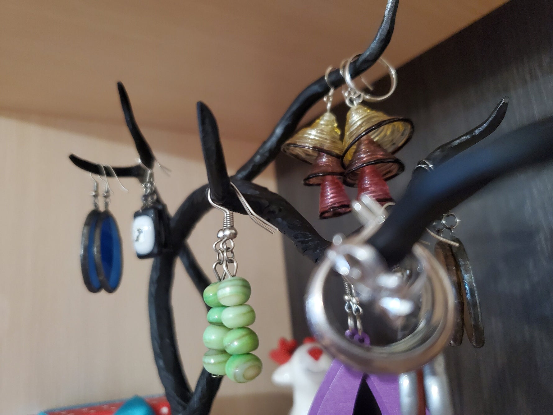 Forged tree Jewelry organizer Jewelry Holders Gift