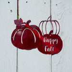 Happy Fall Pumpkins Cutout Decor Halloween
