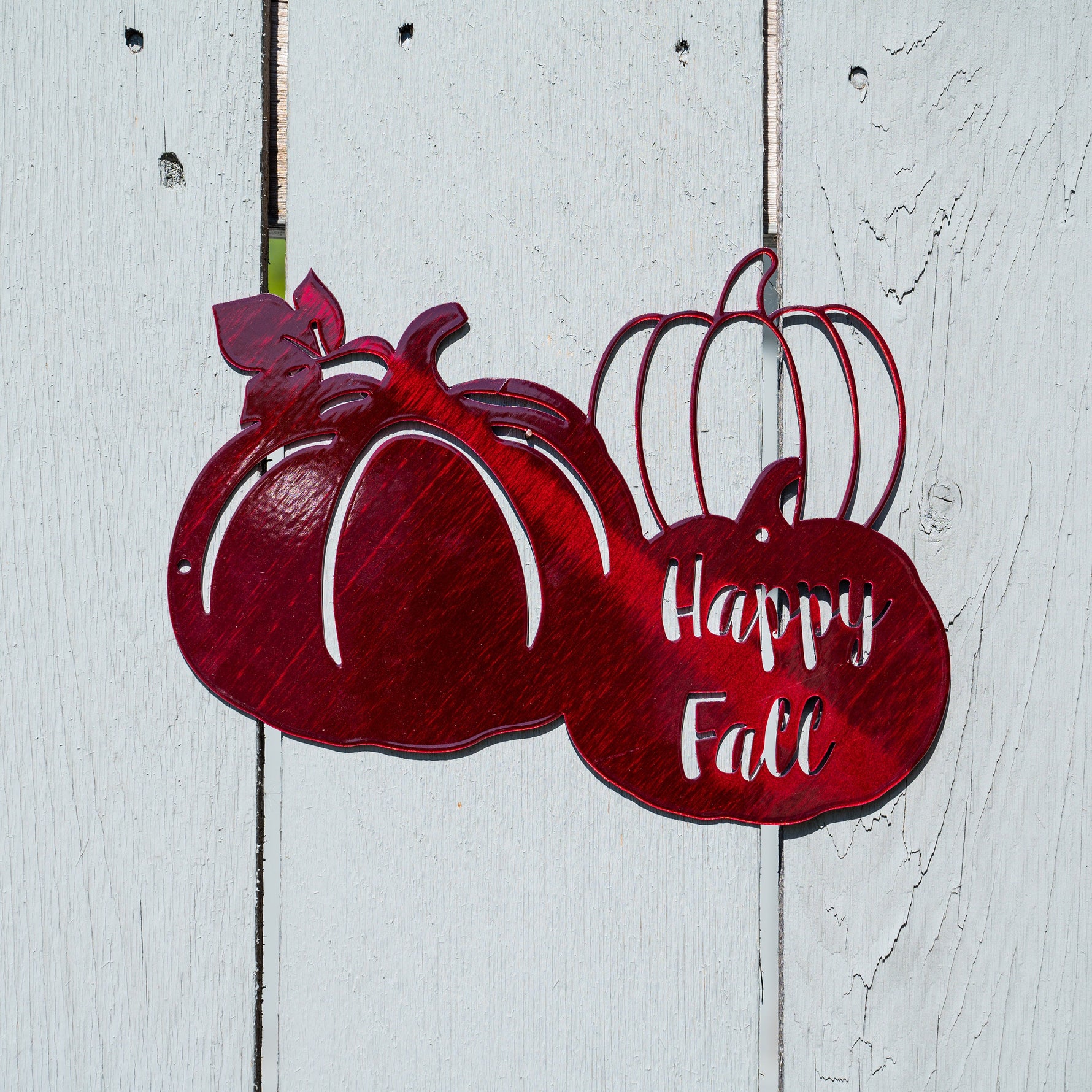 Happy Fall Pumpkins Cutout Decor Halloween