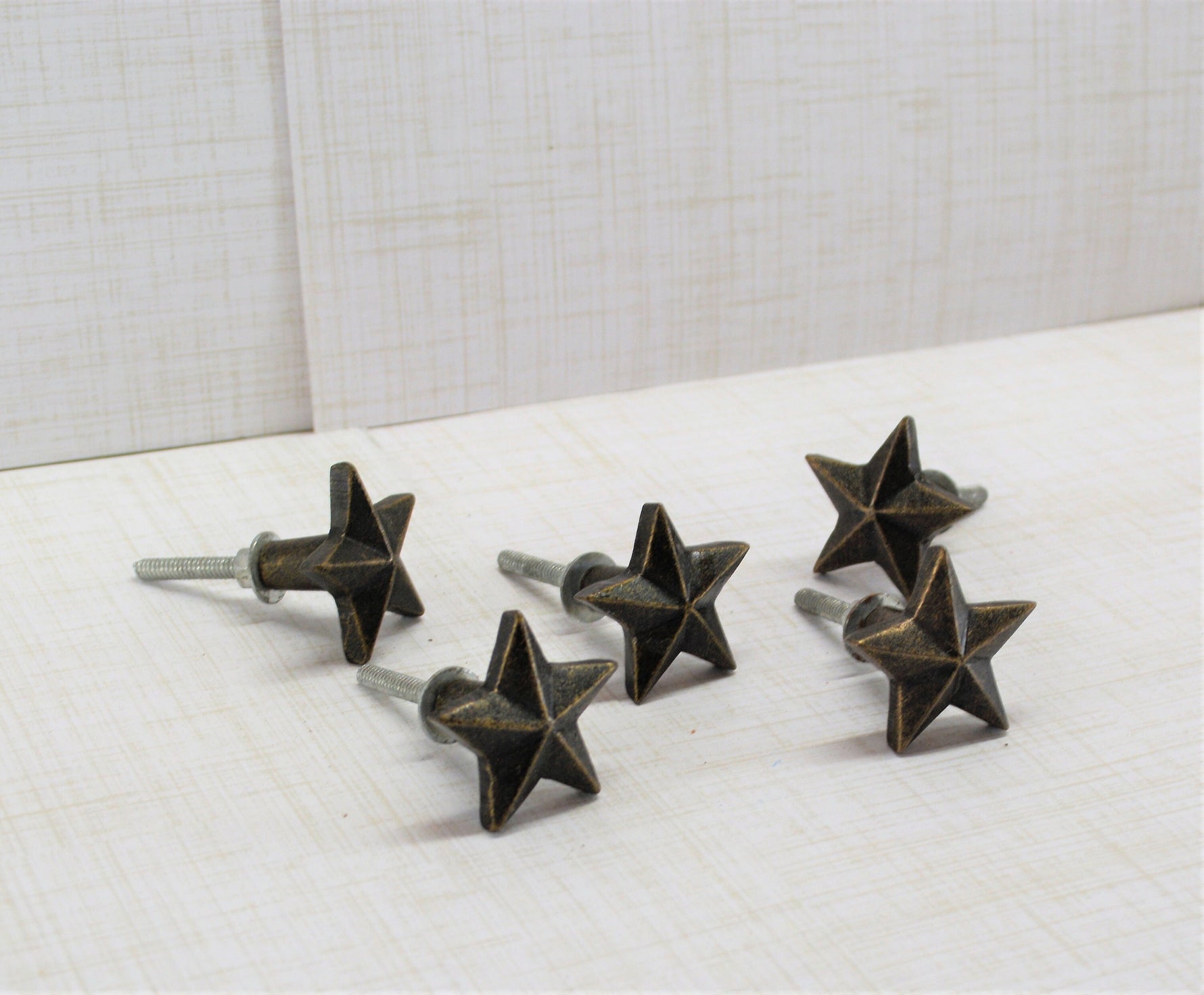 Antique Bronze Star Knob Cabinet Knobs & Handles Cabinet Knob