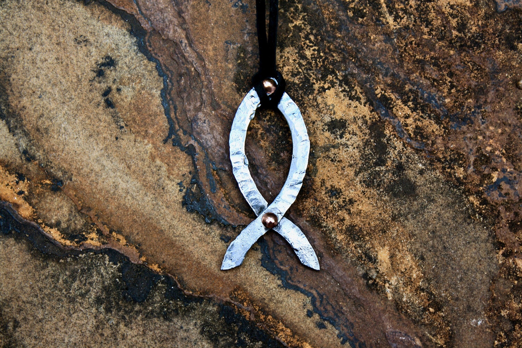 Jesus fish pendant, the fisher of men Charms & Pendants Gift