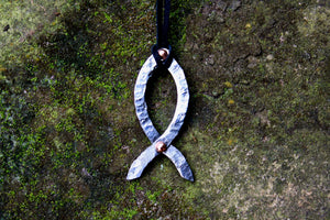 Jesus fish pendant, the fisher of men - Old West Iron