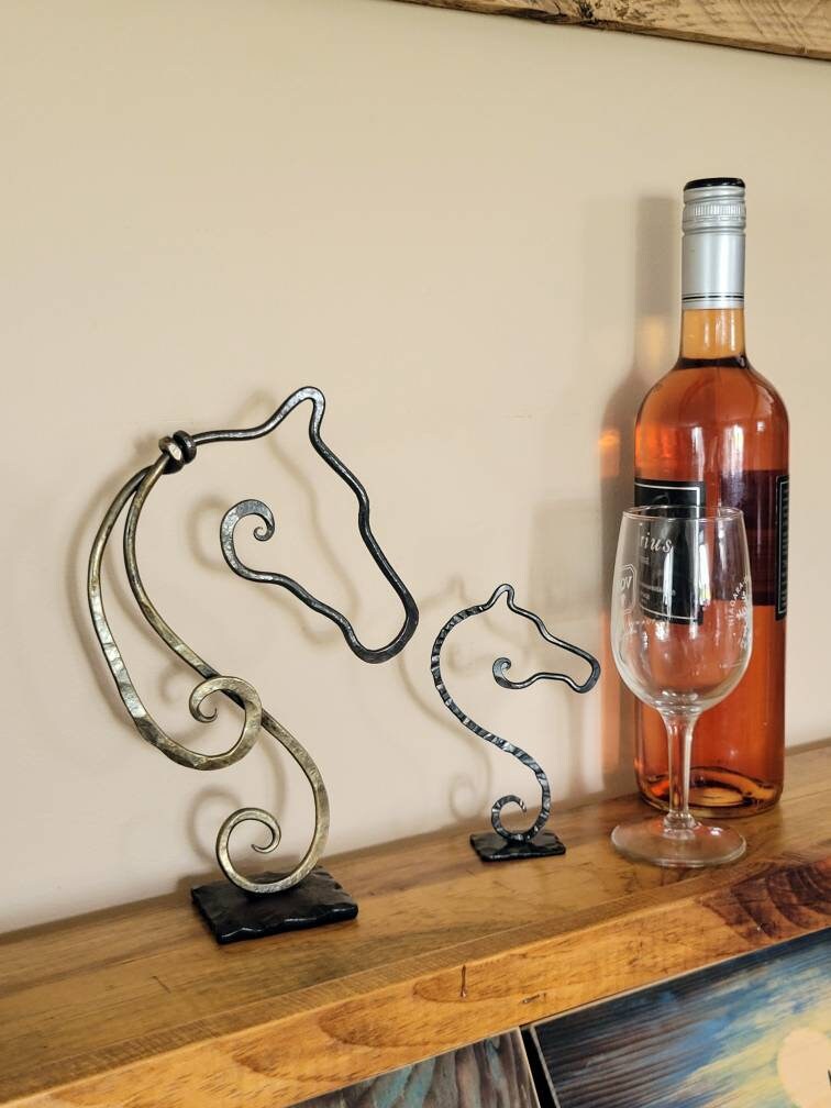 Horse Head Metal Sculpture Sculptures & Statues