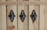 Rustic Ornate Floral Knob Cabinet Knobs & Handles