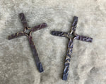 Hand Forged Cross, Christian Art, Crucifix, Blacksmith Art, Iron Cross, Wall Hanging, Wall Cross, Christian Cross, Iron