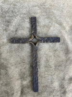 Hand Forged Cross, Christian Art, Crucifix, Blacksmith Art, Iron Cross, Wall Hanging, Wall Cross, Christian Cross, Iron