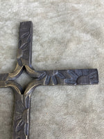 Hand Forged Cross, Christian Art, Crucifix, Blacksmith Art, Iron Cross, Wall Hanging, Wall Cross, Christian Cross, Iron
