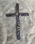 Hand Forged Cross, Christian Art, Crucifix, Blacksmith Art, Iron Cross, Wall Hanging, Wall Cross, Christian Cross, Iron