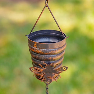 Antique Bronze Rain Bumble Bee Chain - Old West Iron
