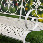 "Gaia" Iron Garden Bench andor Chair Benches Furniture