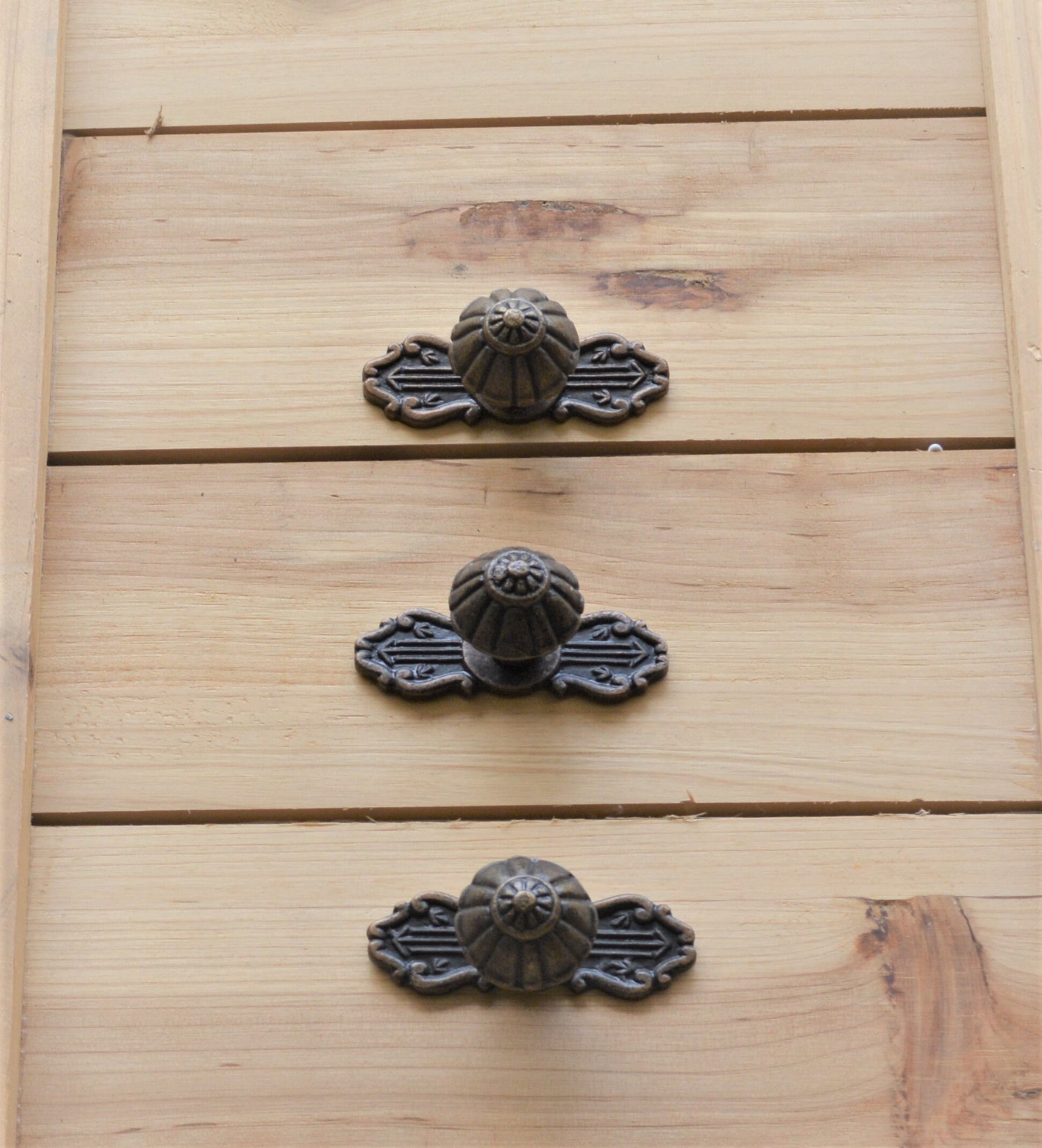 Bronze Scallop Flower Knob Cabinet Knobs & Handles Cabinet Knob