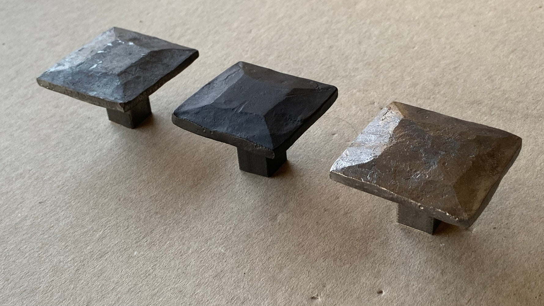 Hand Forged Hammered Iron Drawer Cabinet Knobs & Handles Cabinet Knob