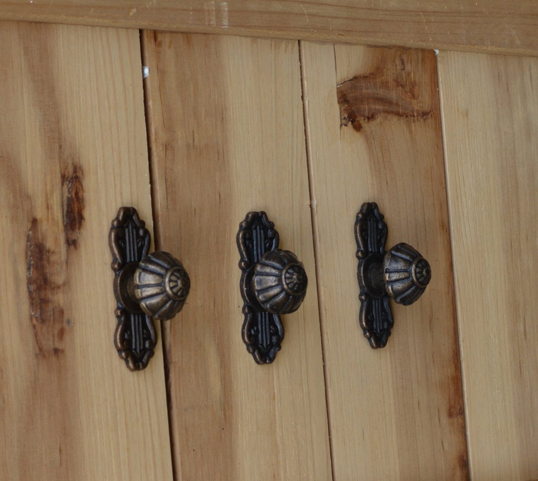 Bronze Scallop Flower Knob Cabinet Knobs & Handles Cabinet Knob