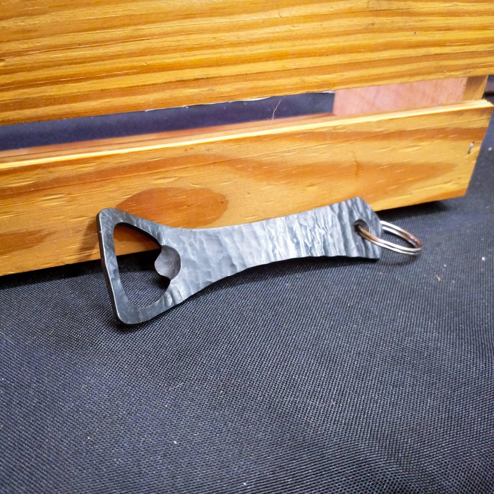 hand forged key chain bottle opener – Old West Iron