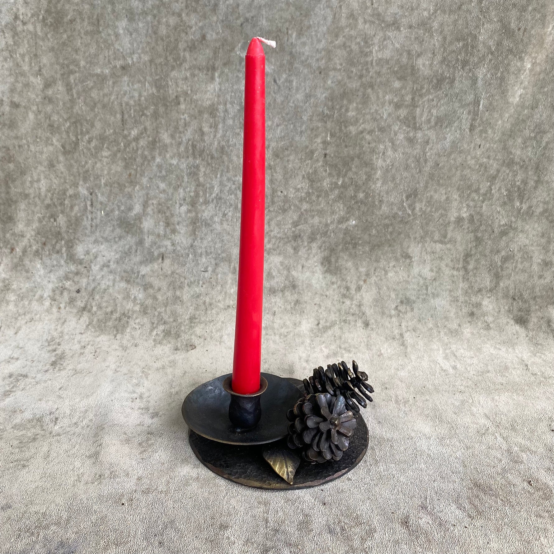 Simple Pinecone Candle Holder