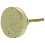 Brass Hammered Knob