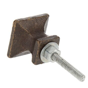 Antique Bronze Square Knob Cabinet Knobs & Handles Cabinet Knob
