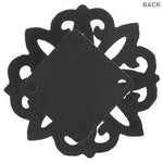 Black Weave Drapery Tie Backs Curtain Holdbacks Cabinet Knob
