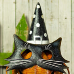 Iron Pumpkin Cat Halloween Figurine Seasonal & Holiday Decorations Halloween
