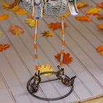 Pumpkin Witch with Jack-O-Lantern Candy Holder Seasonal & Holiday Decorations Halloween