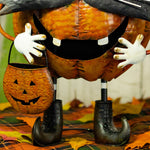 Iron Pumpkin Cat Halloween Figurine Seasonal & Holiday Decorations Halloween