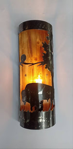 Buffalo Cabin sconce Lighting Lighting