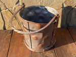 Old World Hammered Fireplace Bucket Fireplace Tools