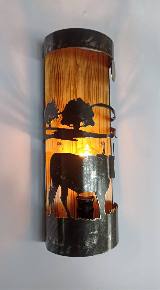 Longhorn Cabin sconce Lighting Lighting