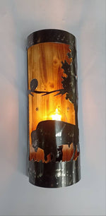 Buffalo Cabin sconce Lighting Lighting