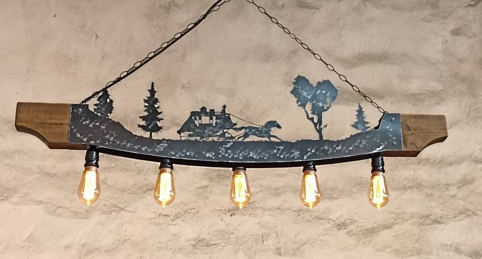 Rustic horses ceiling pendant light Ceiling Light Fixtures Lighting