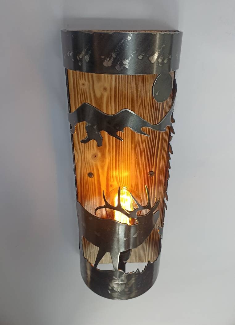Elk Cabin sconce Lighting Lighting