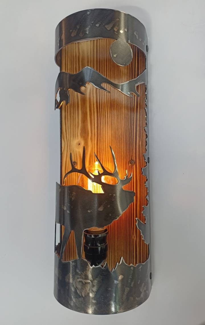 Elk Cabin sconce Lighting Lighting
