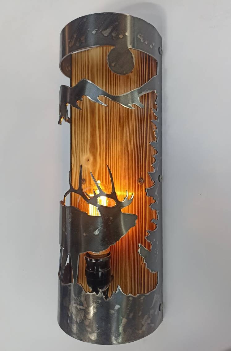 Elk Cabin sconce Lighting Lighting