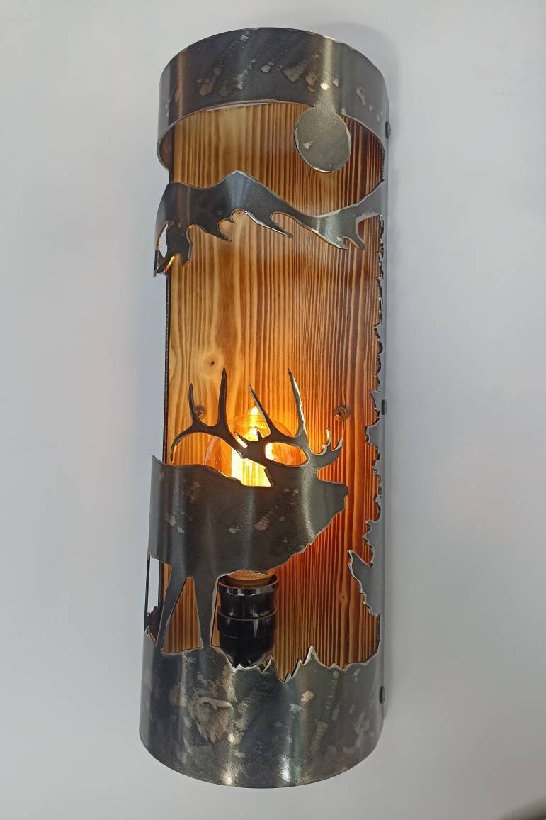 Elk Cabin sconce Lighting Lighting