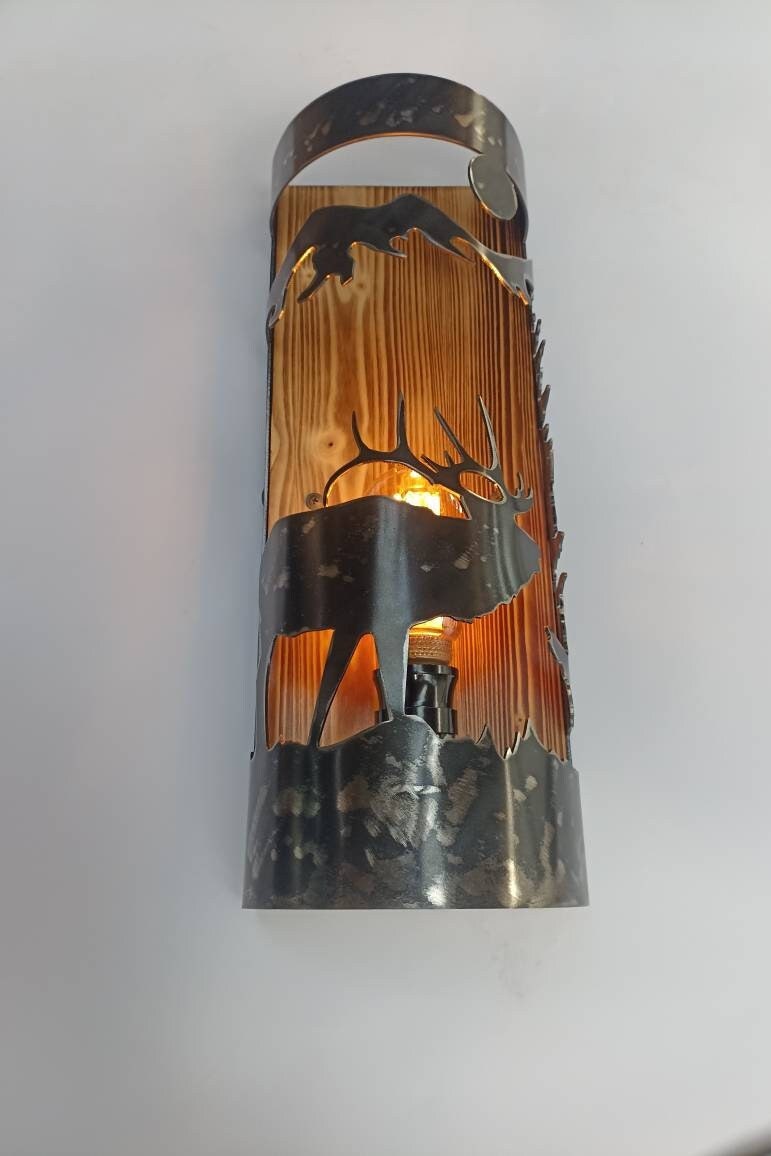 Elk Cabin sconce Lighting Lighting