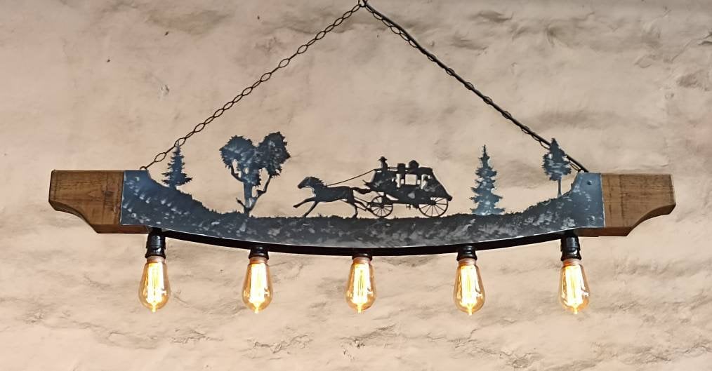 Rustic horses ceiling pendant light Ceiling Light Fixtures Lighting