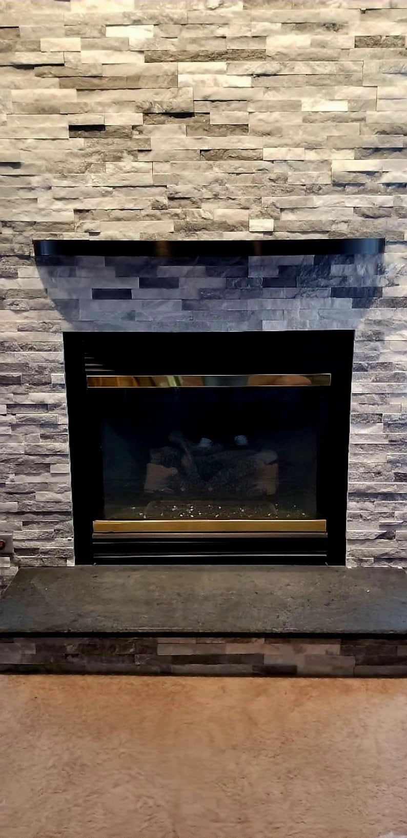 Matte Back Stainless Steel Mantel Uncategorized shelving